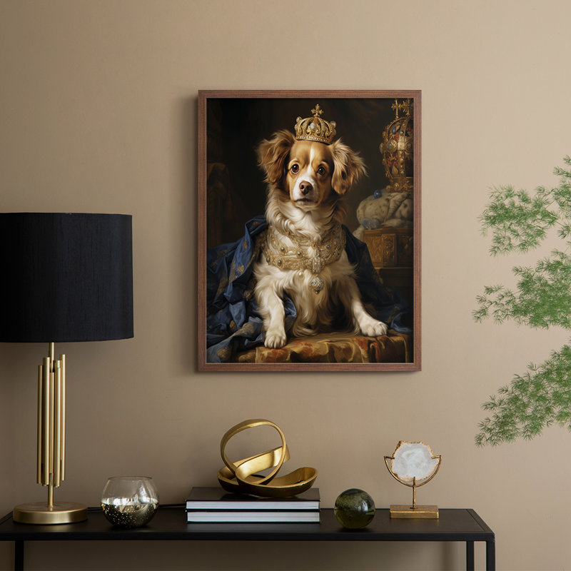 "ANIMALS Series CLXIV" par J Paul, Noyer, H 21 po x l 17 po