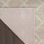 Tapis géométrique beige en polypropylène tissé à la machine Julicia-1183471690