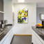«White Anemones» par Shirley Novak, art mural en verre acrylique, 16 po x 24 po-1532934325