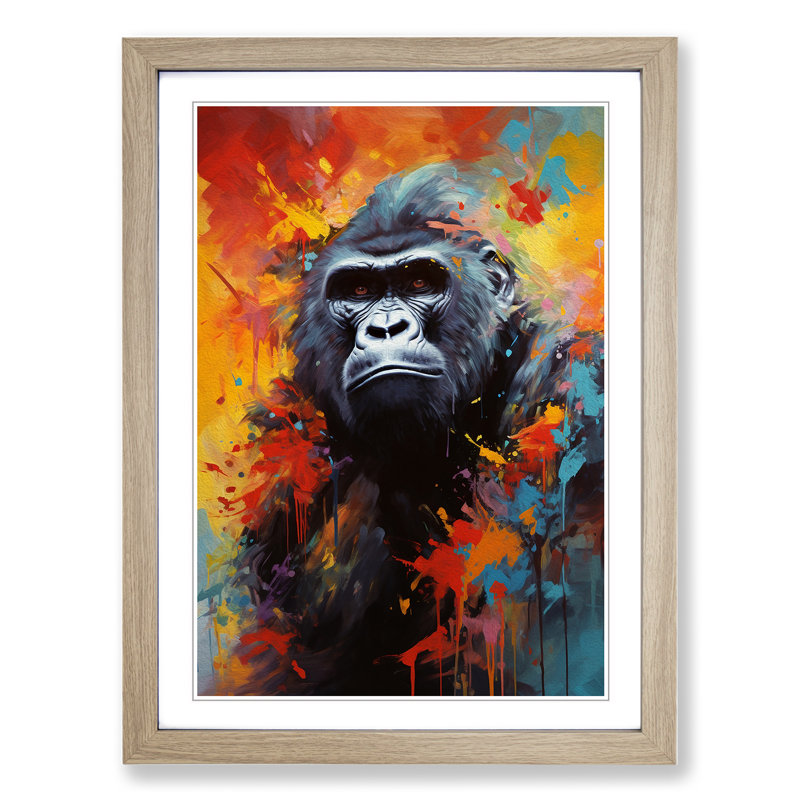 Gorilla Symbolism - Framed Print