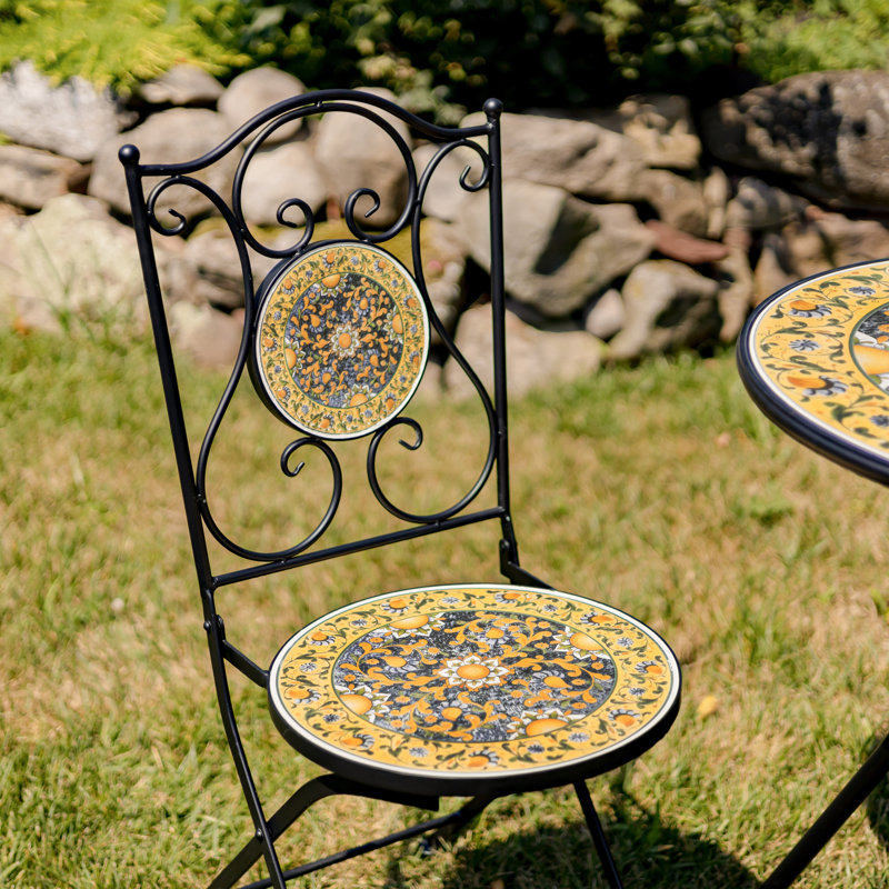 Ralpha 2 - Person Patio Dining Set with Round Table