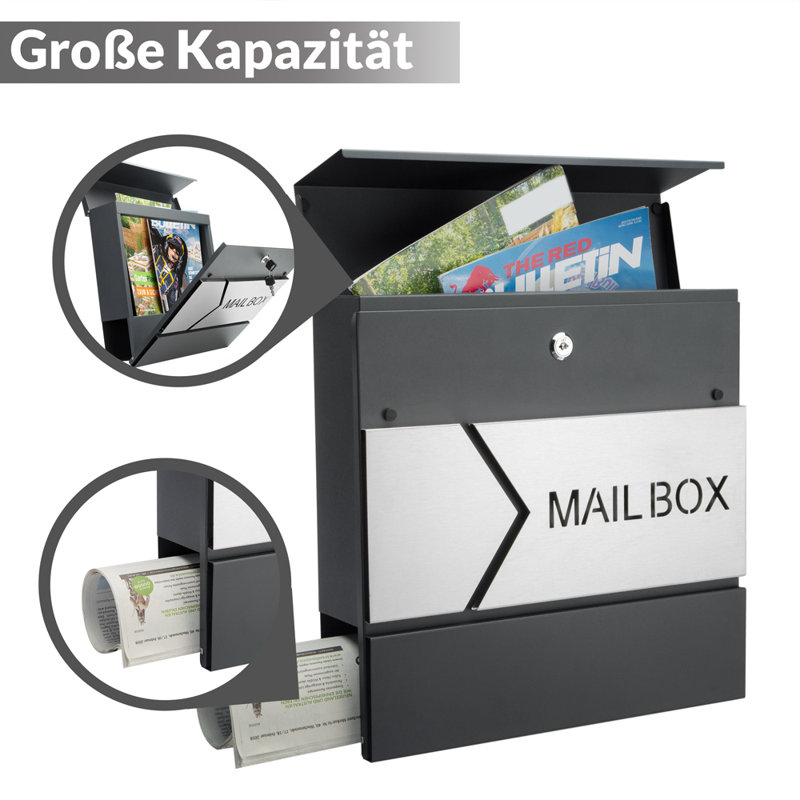 Wall-Mounted Letterbox Dagoberto