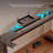 Black height-adjustable computer desk-622004485