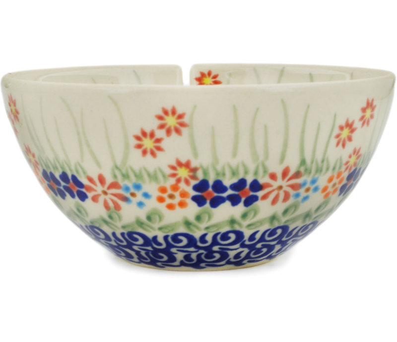 Bol décoratif Daisy bleu/orange/vert