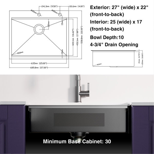 Dimensions du produit