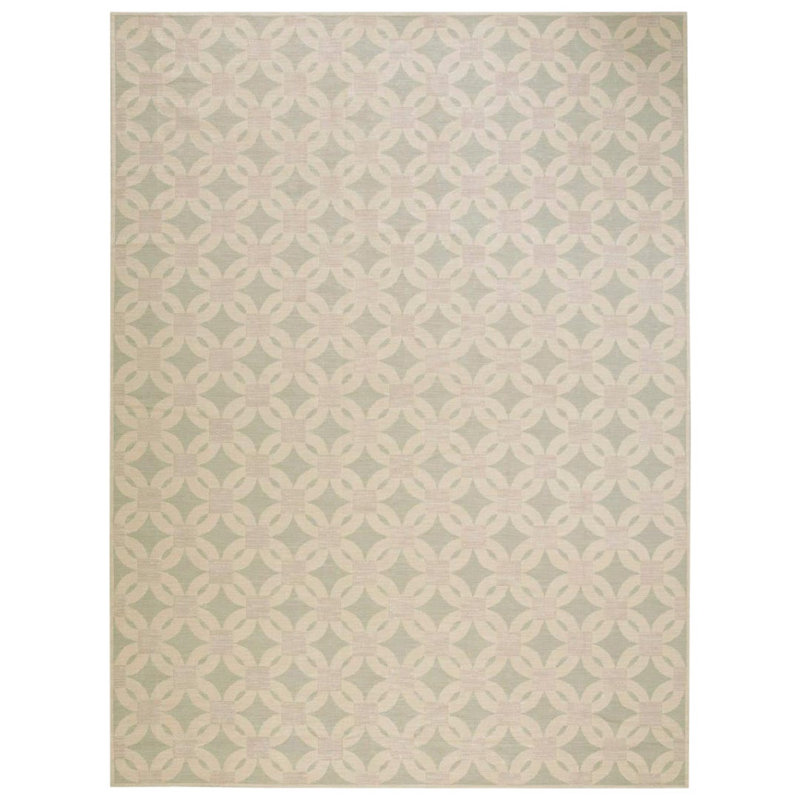 Great Contemporary Handwoven Wool Needlepoint Flat Weave Silk Highlights