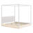 Wood LED Canopy Bed-1229836297