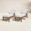 Huntington Outdoor Teak Chaise Lounge-1374960288