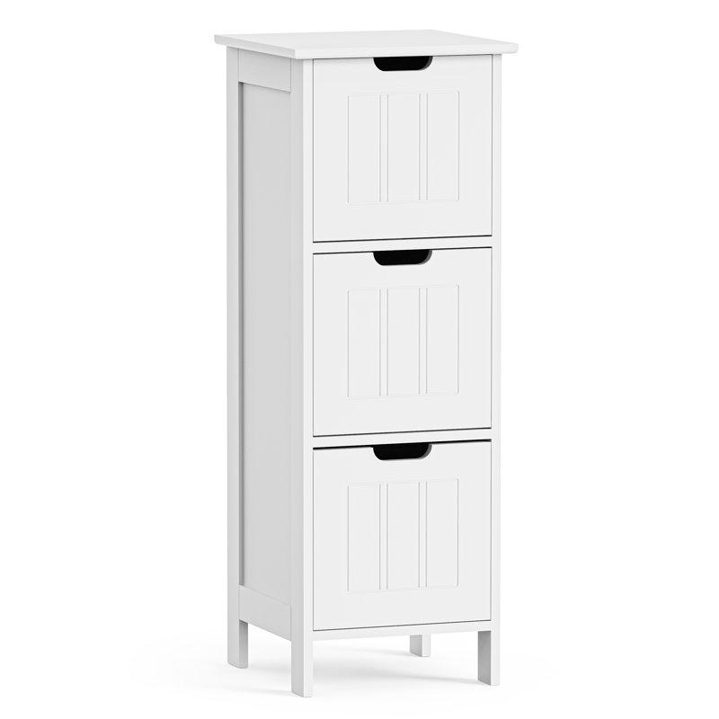 Holbrook Bathroom White Storage Drawers