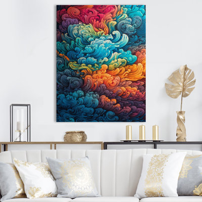 Rainbow Colored Waves In The Sky I " Rainbow Colored Waves In The Sky I "