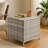 Patio Square Wicker Side Table-1946999469