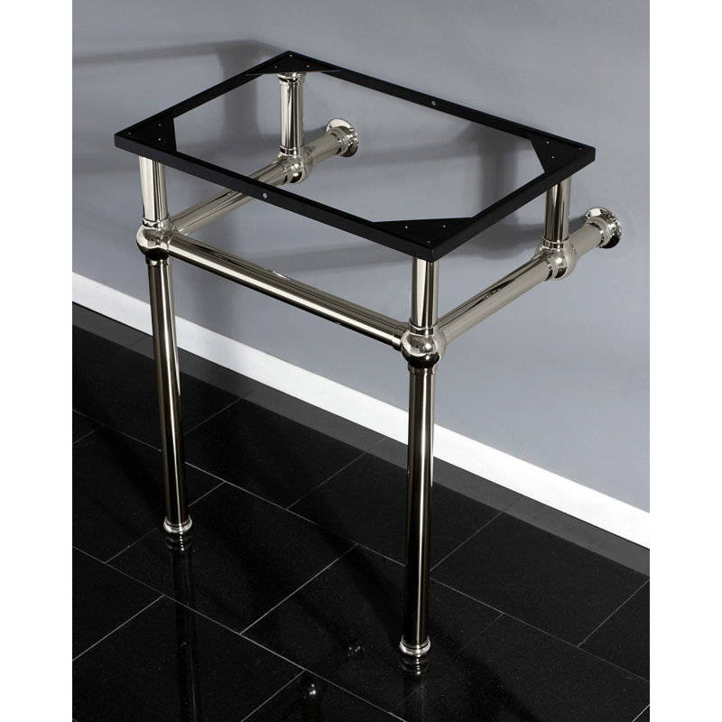 Kingston Brass Templeton Brass Console Sink Legs, Polished Nickel
