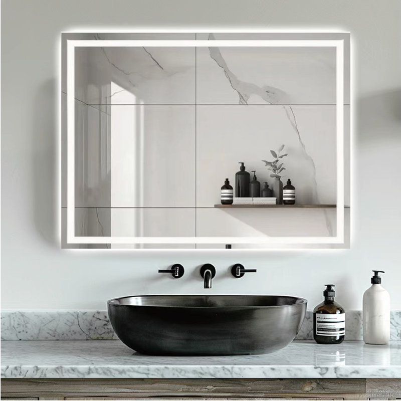 Miroir de salle de bain Led, 28 po x 36 po