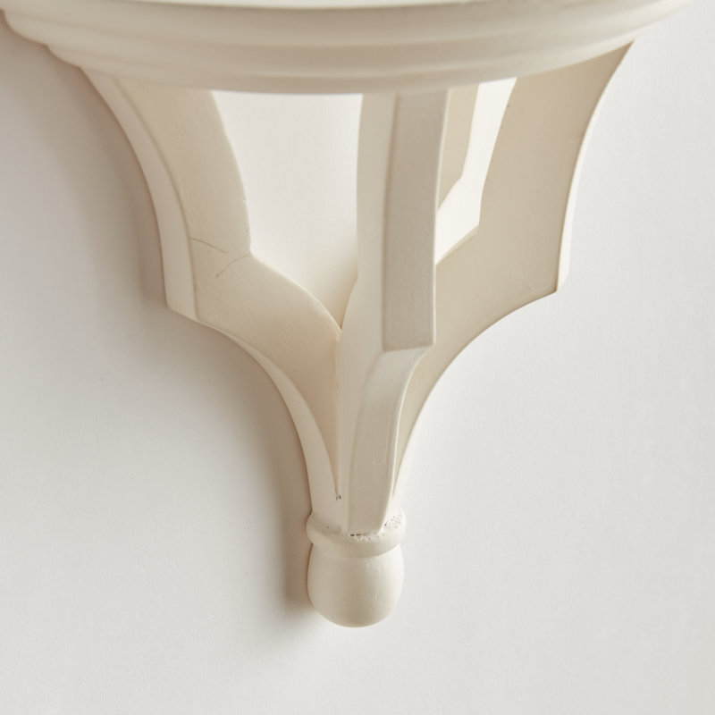 BENNETT WALL BRACKET SMALL, White, 7.75" H x 9.5" W x 4.75" D