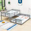  Lit superposé simple en bois avec échelle Bainet-560673254