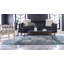 Tapis turquoise à motif géométrique Rizo-362419640