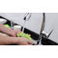 Robinet de cuisine escamotable avec douchette à double fonction, pivotant à 360 ° et cartouche en céramique - Conception sans plomb facile à installer pour évier (CP / BN / B9 / BG)-100674862