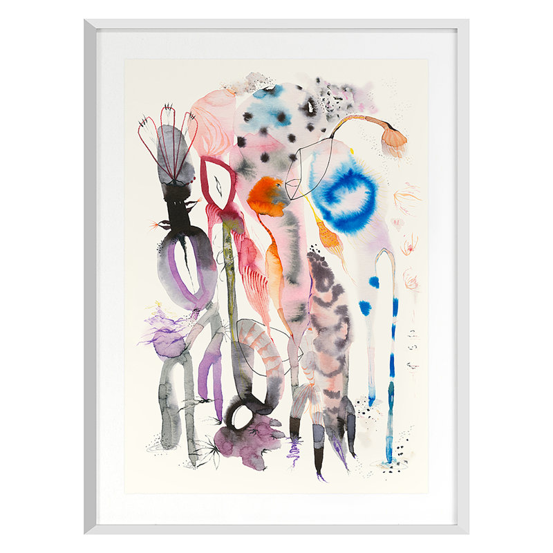 Untitled 8 Print by Suyao Tian, White, 24" H x 18" W