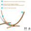 Support pour hamac en bois Kerala