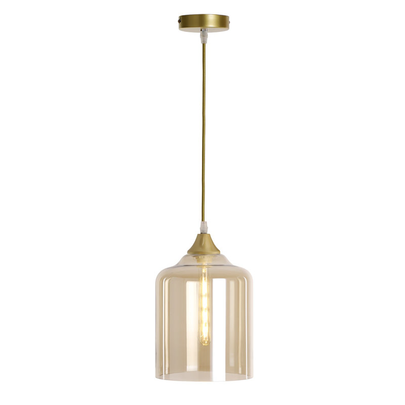 Aevry 1 - Light Pendant, Amber, Gold