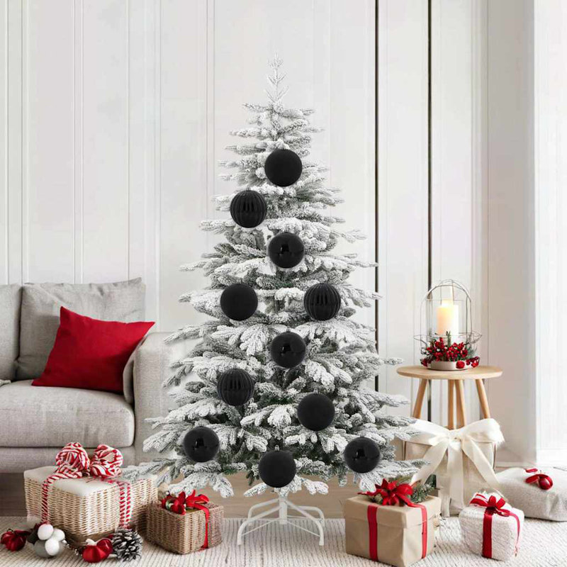 vidaXL Christmas Bauble XL, Black