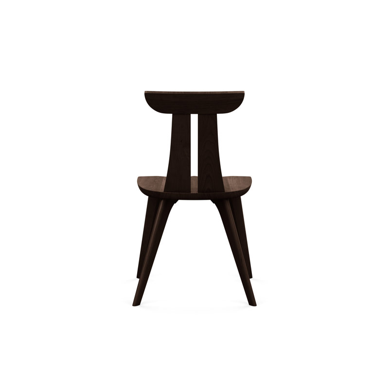 Estelle Solid Wood Dining Chair, Smoke Cherry
