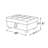 Faux Leather Upholstered Storage Bench-1695223169