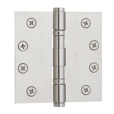 4"" H x 4"" W Ball Bearing Single Door Hinge -  Baldwin, 1041.055.INRP