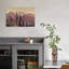 «Twilight Cacti Abstract Contemporary Cactus Landscape Mountain», reproduction d'art murale-2144248727