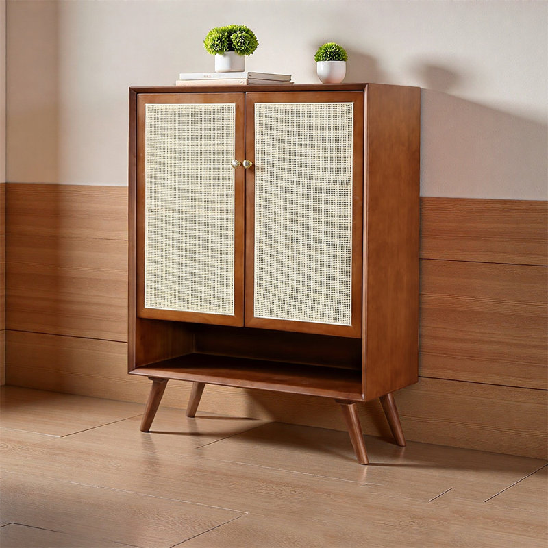 Japanese style dust-proof storage shoe cabinet