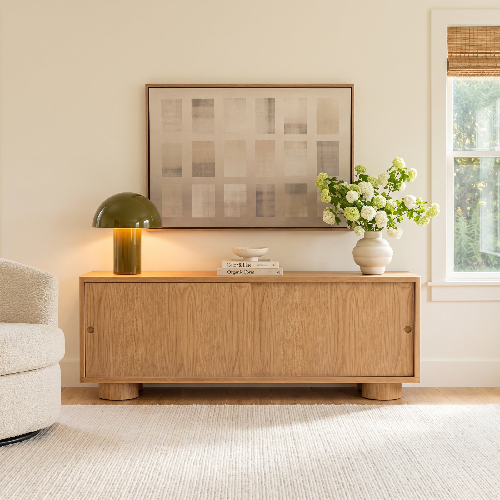 60" Oak TV Stand