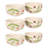 Hand‑Painted Stoneware Bowl Set With Cherry Motif