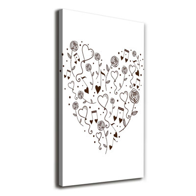 Heart - Wrapped Canvas Print