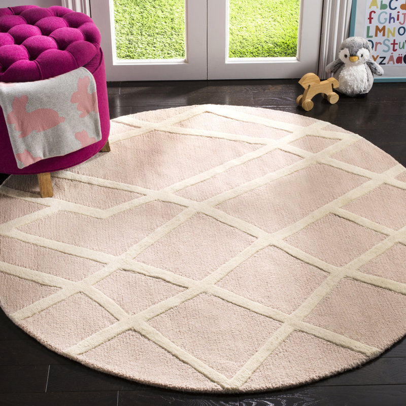 Krystyna Hand Tufted Wool Rug, Round 5'