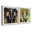 Majestic Encounter - Ensemble de 2 peintures sur toile encadrées-687279699-687279662