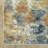 Meltzer Power Loom Yellow/Gray/Blue Machine Washable Area Rug Mat-573993590