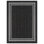 Tapis tissé plat intérieur / extérieur en jute Border Easy-Care