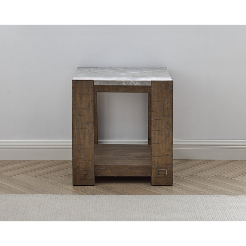 Antonett Stone Top End Table