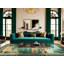  Tapis lavable Desert Oasis Southwestern-107050326