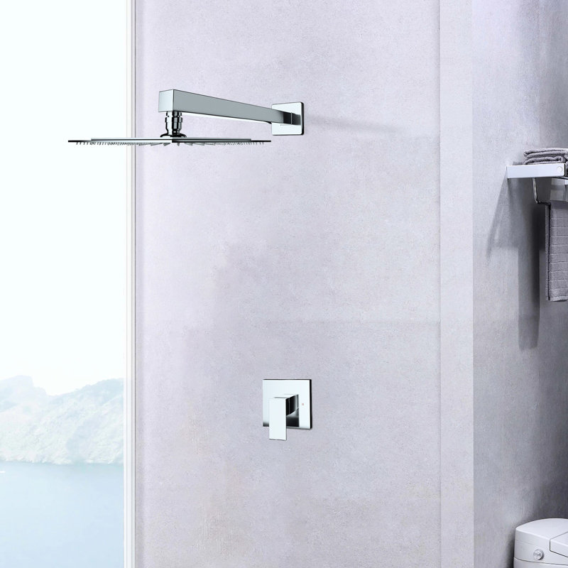 Robinet de douche mural avec soupape fixe - Fabrication en laiton raffiné
