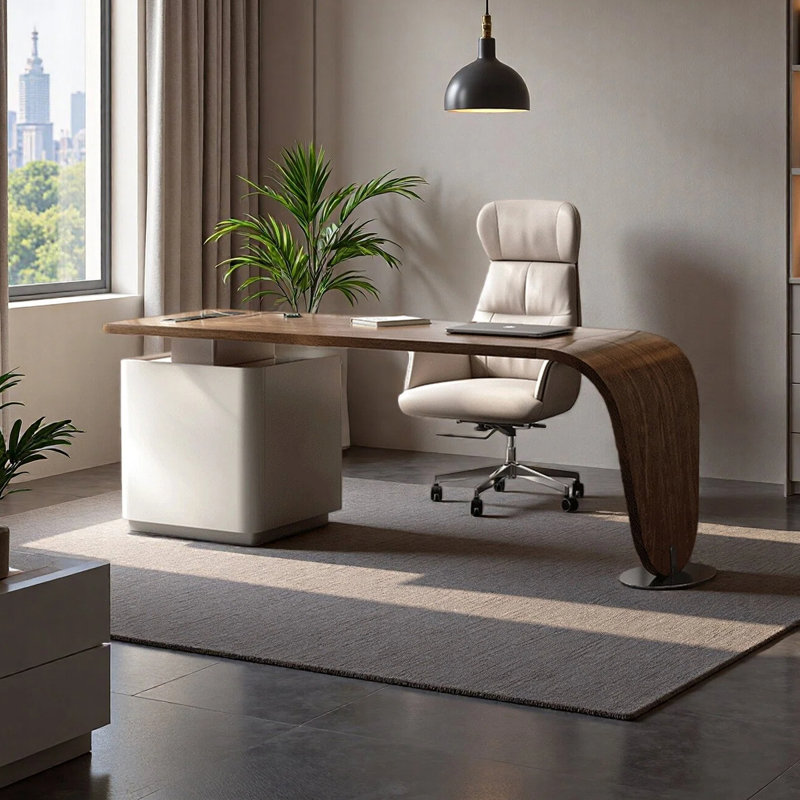 Bureau de luxe de style moderne, H 29,53 po x l 55,12 po x P 27,56 po