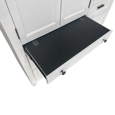Bureau rectangulaire avec armoire Stapleton