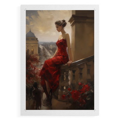 WOMEN Series CDLxxi - reproduction sur toile de qualité supérieure seulement - non encadrée - prête à être accrochée
