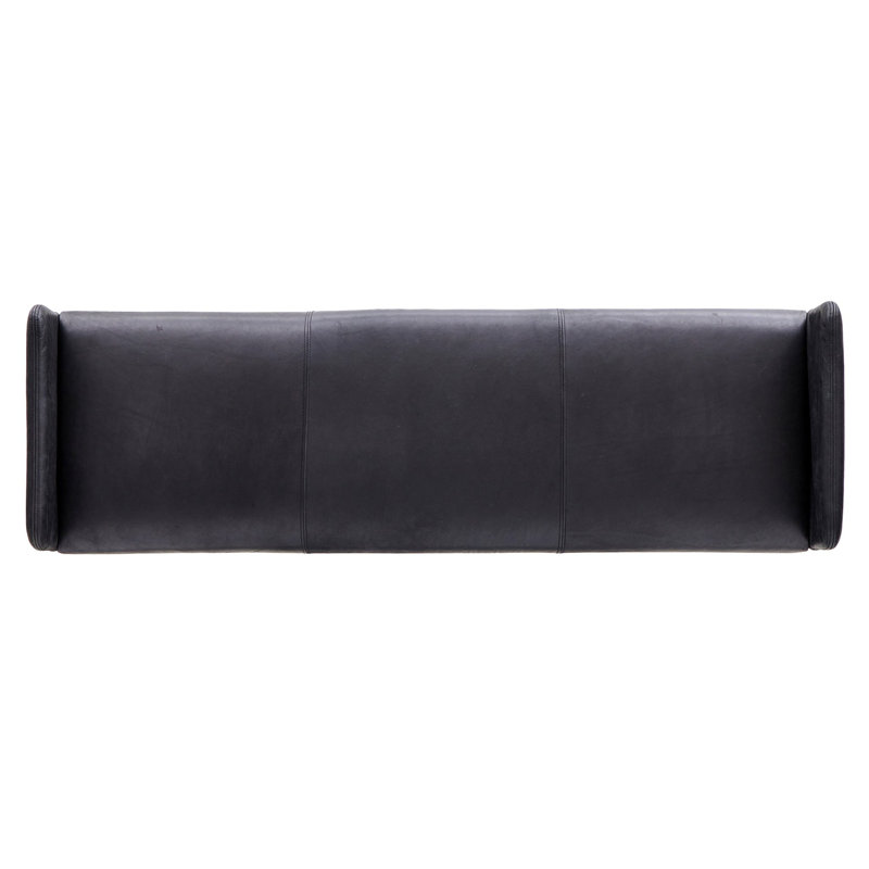 Brickel Leather Storage Bench