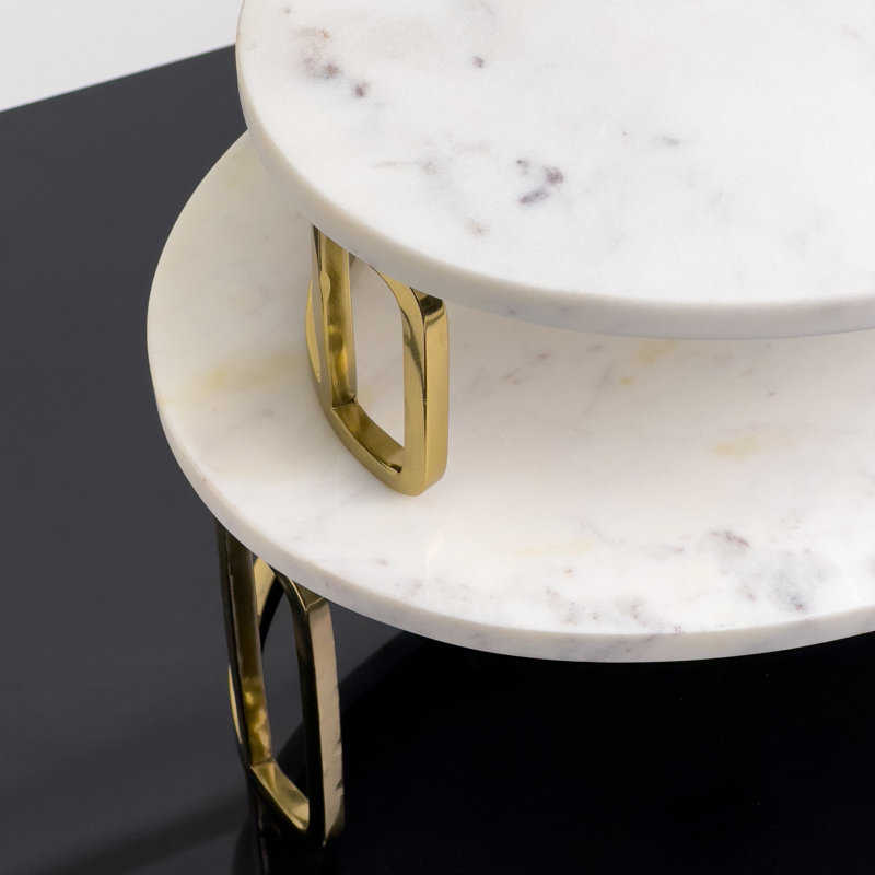 Brid Marble Tray - Set of 2