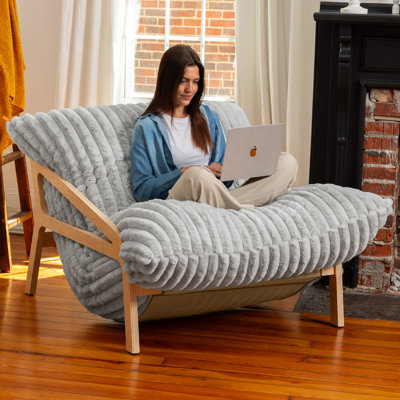 Chaise longue avec coussins 3-en-1, fauteuil inclinable et canapé-lit oreiller Saxx Dream