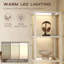 157cm Veneered LED Column Floor Lamp-627660676