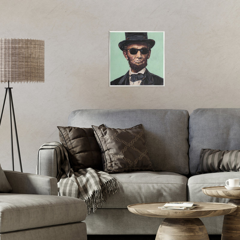 Plaque murale Honest Abe avec abat-jour, design Studio Bautista