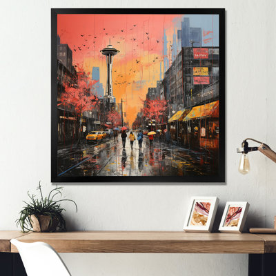Pop Art Seattle Cityscape Views - Seattle, art mural