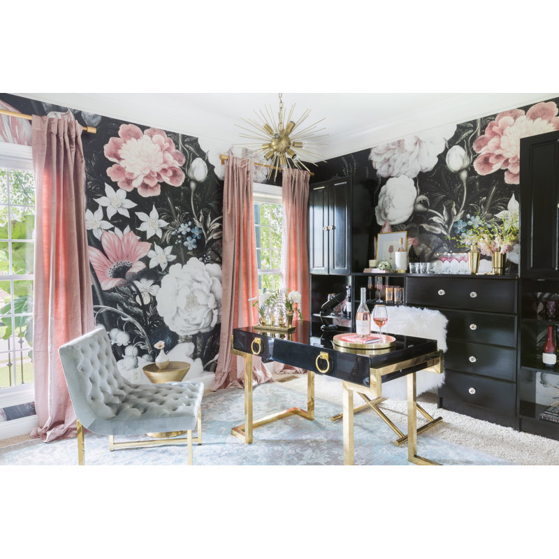 Floral Wallpaper, Non-Pasted